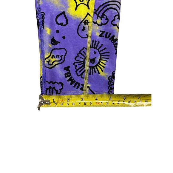 Zumba Wear High Waisted Crop Legging and Dance Twisted Front Bra Set Multicolor - Picture 4 of 8